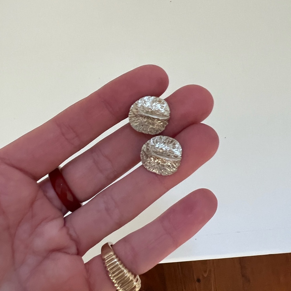 ✨NWOT✨ GoGo Ferguson Sterling Silver Alligator Scute Earrings